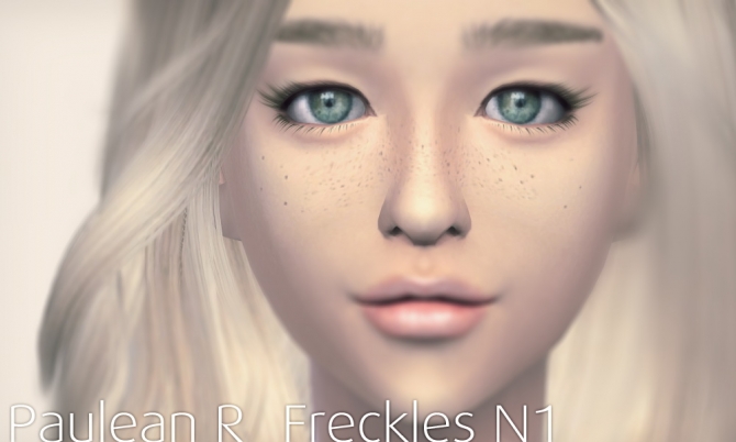 Sims 4 Freckles N1 at Paulean R