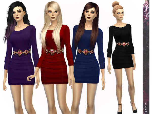 Sims 4 Queens Grace Dress by Simsimay at TSR