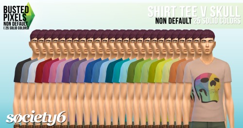 Sims 4 Hair and shirt recolors at Busted Pixels