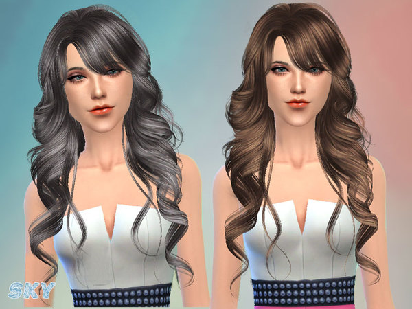 Sims 4 Hair 255 by Skysims at TSR
