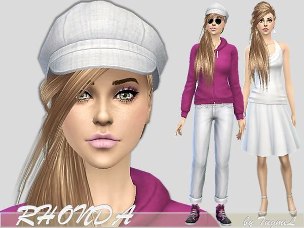 Sims 4 Rhonda by TugmeL at TSR