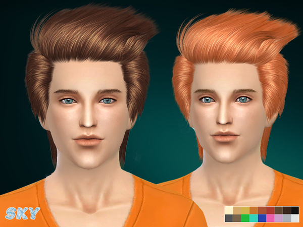 Sims 4 Hair 256 by Skysims at TSR