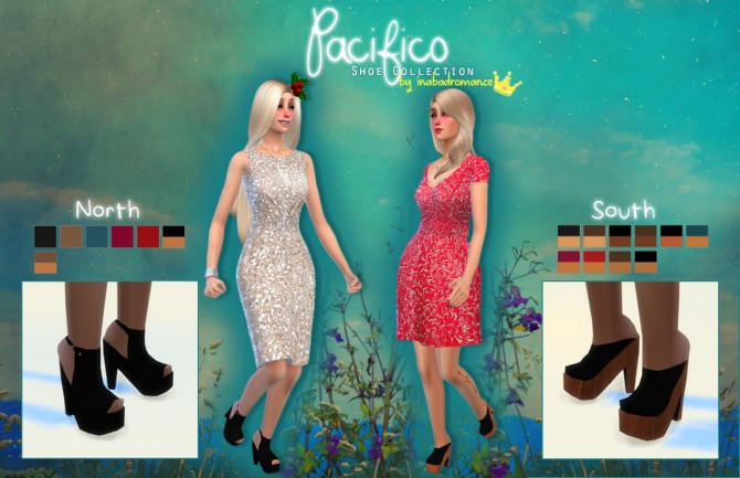 Sims 4 Pacifico shoes at In a bad Romance