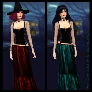 Gothic Witch Set at Amberlyn Designs » Sims 4 Updates