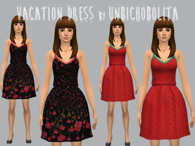 Sims 4 Vacation dress at Un bichobolita