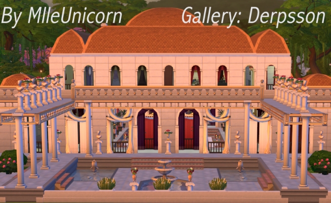 Sims 4 Byzantine Palace by mlleunicorn at Mod The Sims