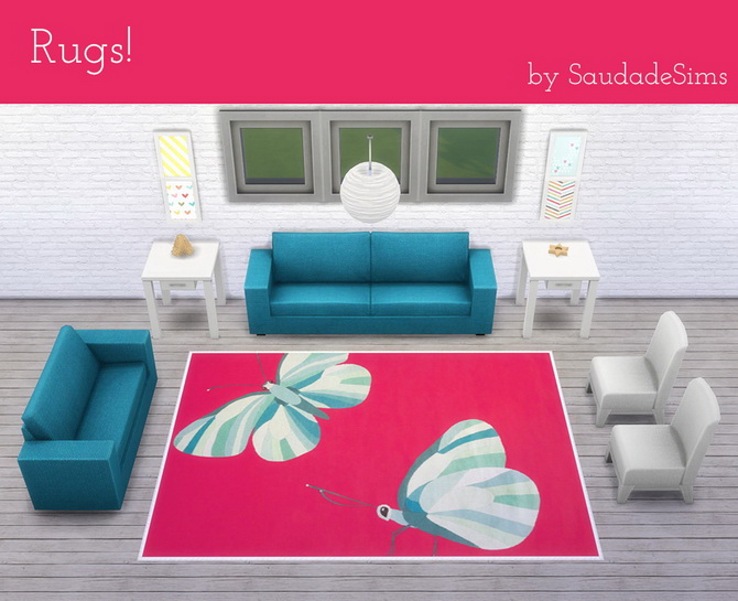 Sims 4 32 4x3 rugs at Saudade Sims