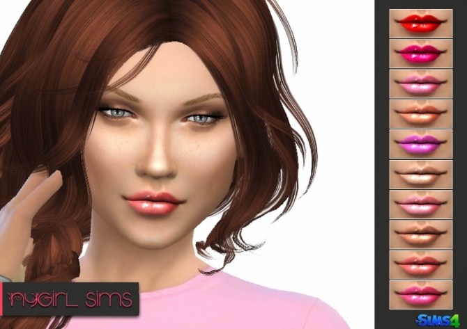 Sims 4 Lipstick no.1 at NyGirl Sims