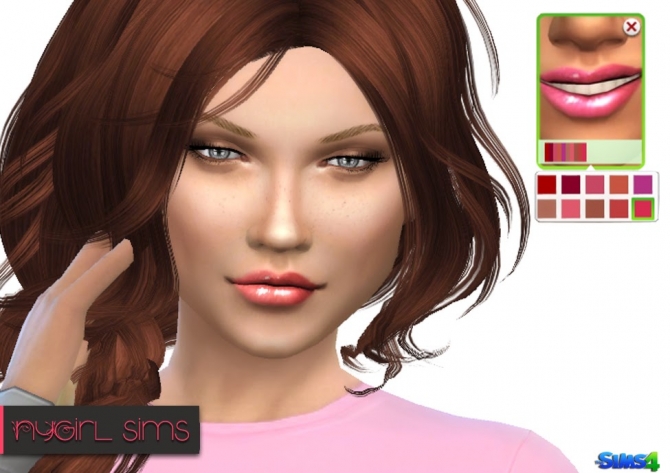 Sims 4 Lipstick no.1 at NyGirl Sims