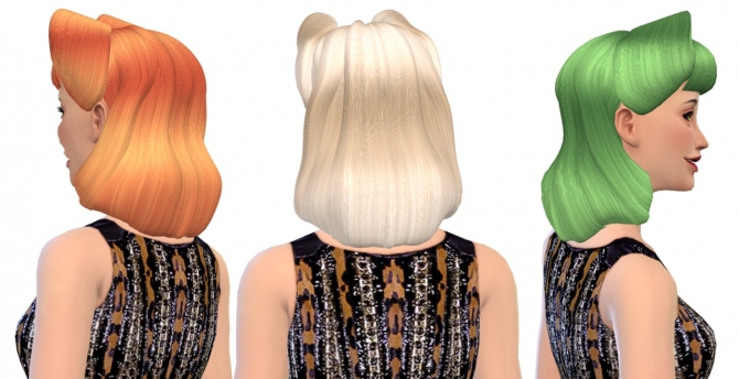 Sims 4 Colores Urbanos Victory Rolls 01 recolors at Nessa Sims