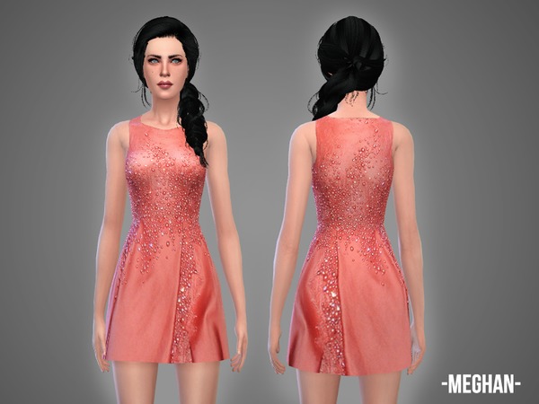 Sims 4 Florence dress set by April at TSR