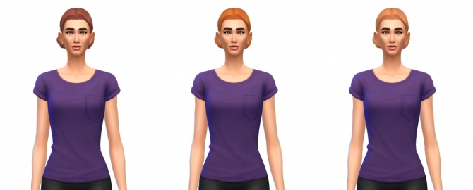 Sims 4 Buns low 17 recolors at Busted Pixels