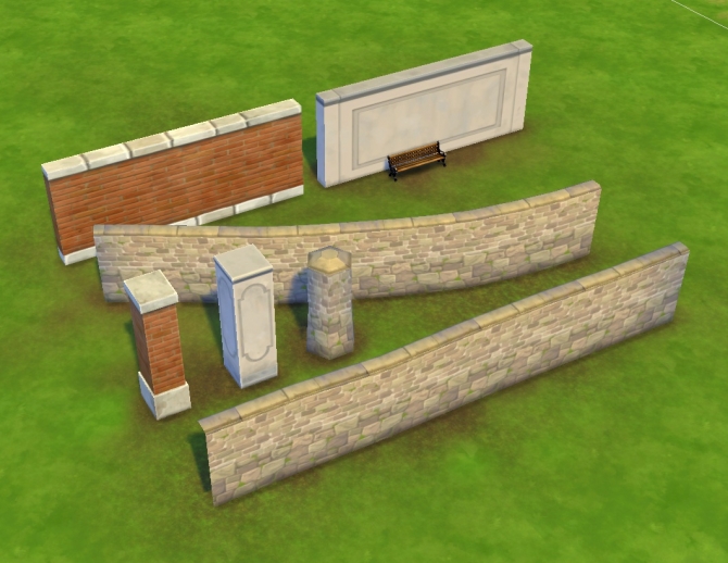 Sims 4 Liberated Fences 3 by plasticbox at Mod The Sims