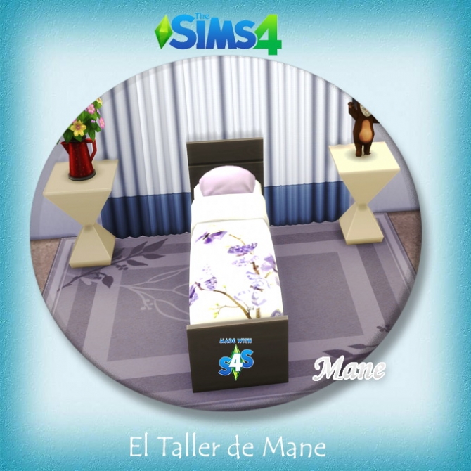 sims 4 single bed custom content