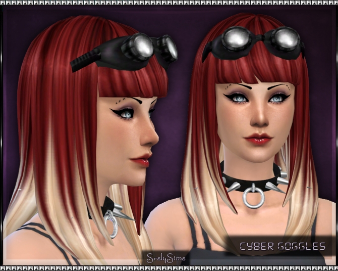 Sims 4 Cyber Goggles by SrslySims at Mod The Sims