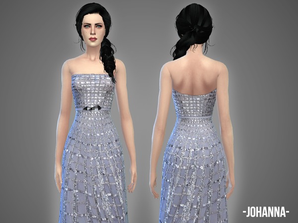 Sims 4 Johanna gown by April at TSR