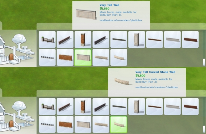 Sims 4 Liberated Fences 3 by plasticbox at Mod The Sims