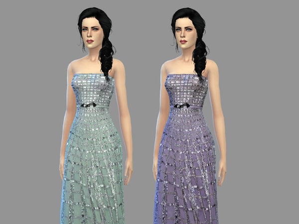 Sims 4 Johanna gown by April at TSR