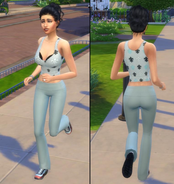 Sims 4 Simple Athletic Wear by christmas fear at Mod The Sims