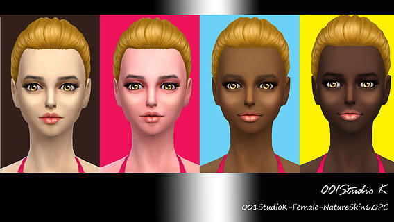 Sims 4 Female Skin tone nature texture at Studio K Creation