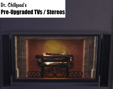Sims 4 Pre Upgraded TVs and Stereos by DrChillgood at Mod The Sims