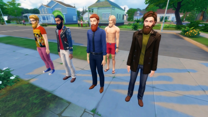 Sims 4 Abuelo Beard by kiwi sims4 at Mod The Sims