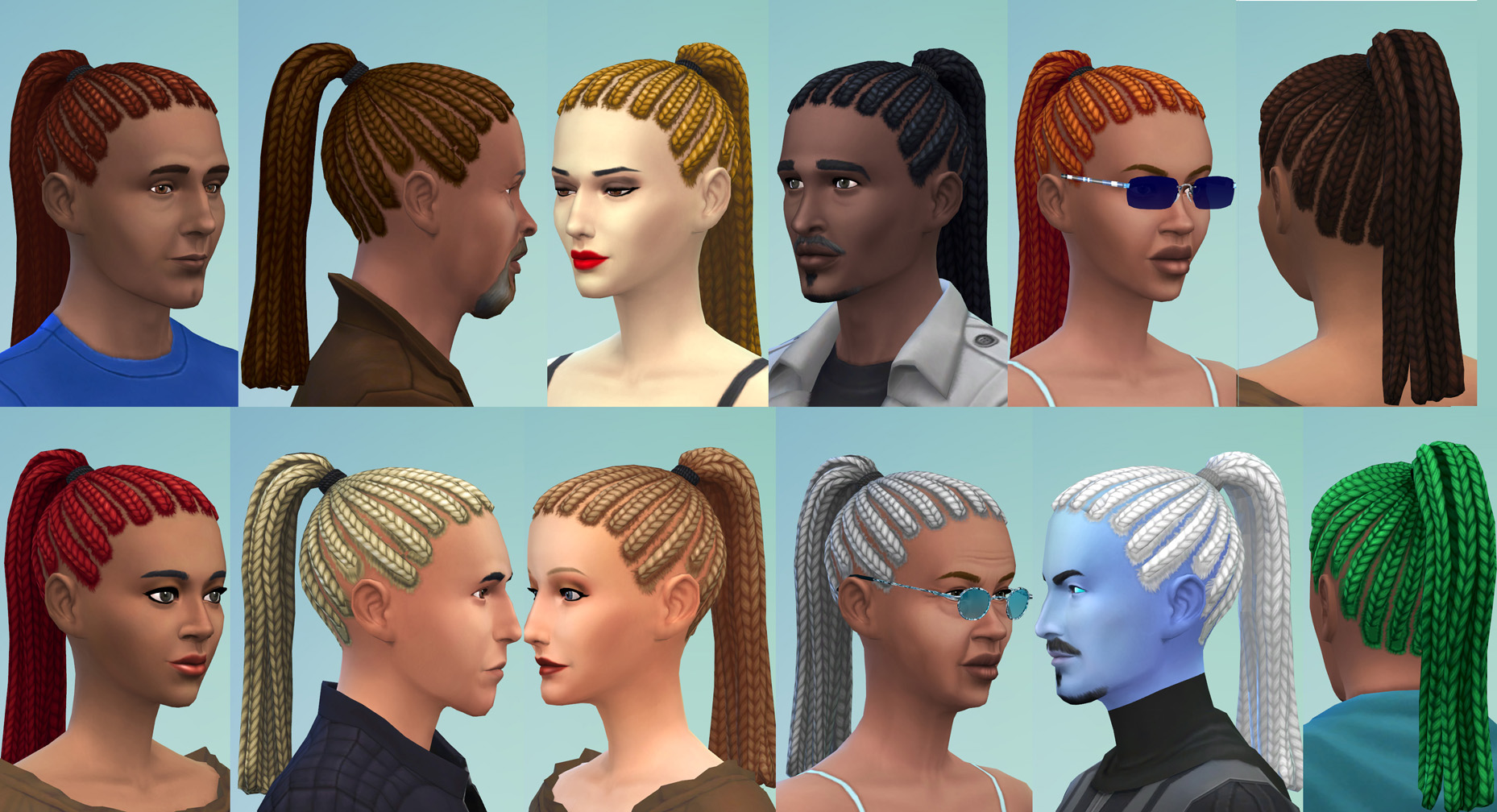 Ponytail hairstyles fallout 4 фото 67
