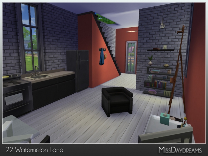 Sims 4 22 Watermelon Lane house at MissDaydreams’ Creations