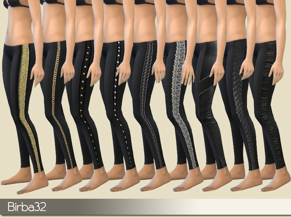 Sims 4 Leggings set 3 by Birba32 at TSR