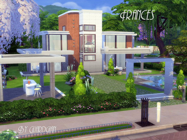 Sims 4 Frances house by Guardgian at TSR