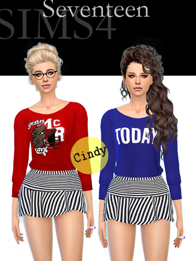 Sims 4 4 dresses at CCTS4