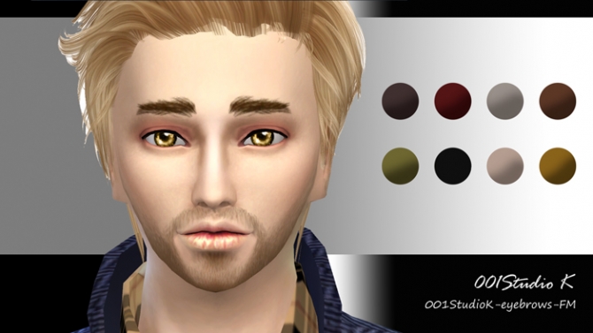 Sims 4 Thick EyeBrows Male & Female at Studio K Creation