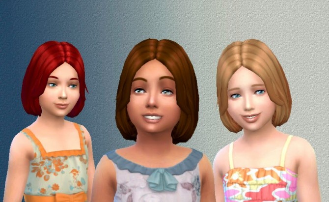 Sims 4 Sweet Hair for girls by Kiara at My Stuff