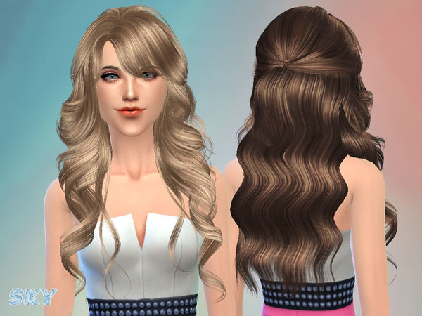 Sims 4 Hair 255 by Skysims at TSR