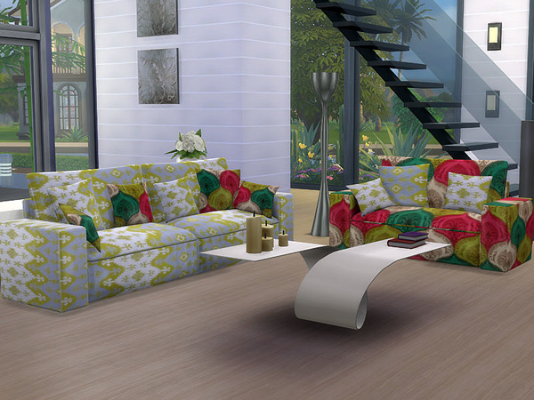 Sims 4 Sofa and loveseat Slide Recolors by Pilar at TSR