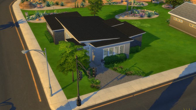 Sims 4 Modern Simply house #1 by Blue BoY at Mod The Sims