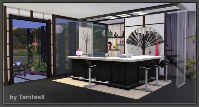 Sims 4 Asian house at Tanitas8 Sims
