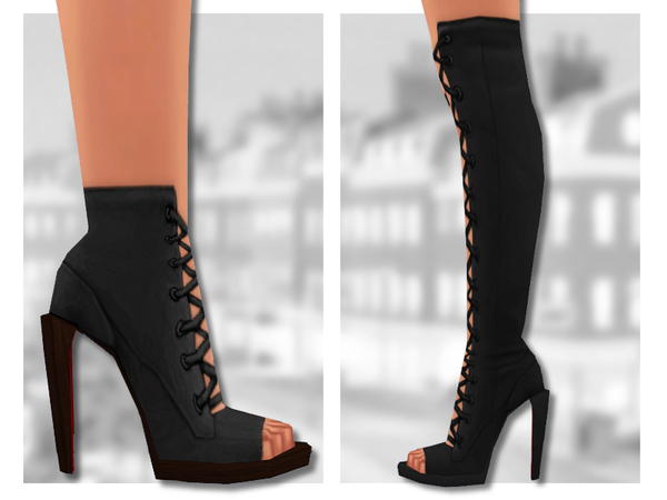 Sims 4 Lilith Boots by Sentate at TSR