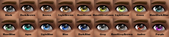 Sims 4 Shining manga eyes by Nekooky at Mod The Sims