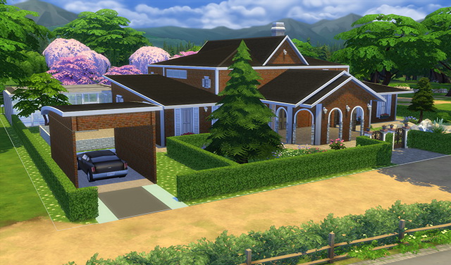 Rustic and Modern house by Sim4fun at Sims Fans » Sims 4 Updates