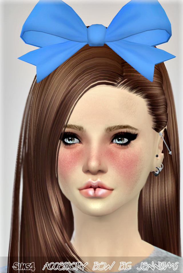 Sims 4 Big bow hair accessory at Jenni Sims