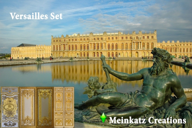Sims 4 Versailles Set at Meinkatz Creations