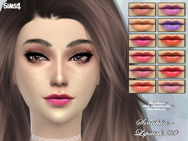 Sims 4 Lipstick 20 by Sintiklia at TSR