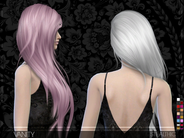 Sims 4 Vanity female hair by Stealthic at TSR