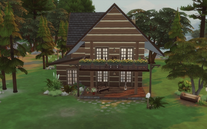 Sims 4 House 08 A love and a cabin at Via Sims