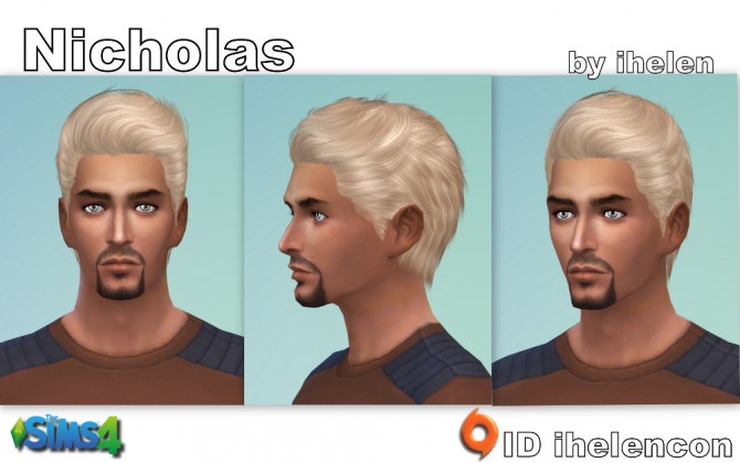 Sims 4 Nicholas by ihelen at ihelensims