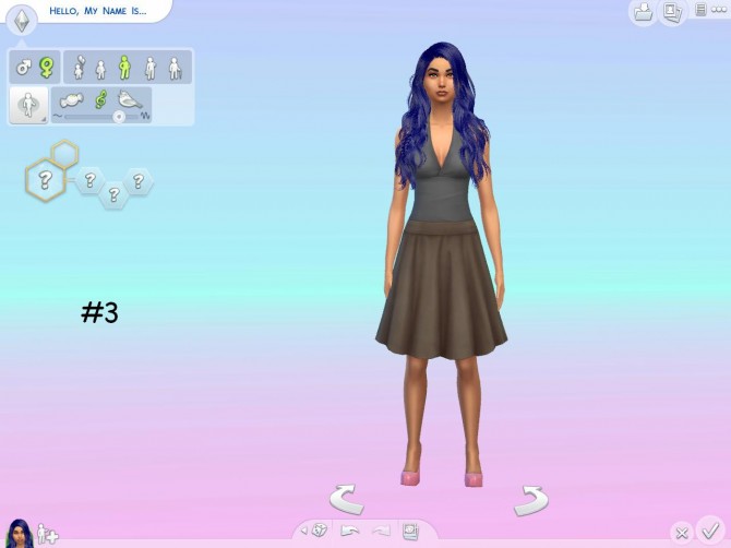 Sims 4 3 Gradient CAS Screens by christmas fear at Mod The Sims