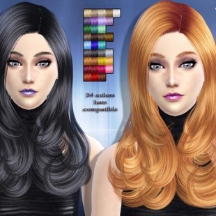 Skysims hair 207 (Pay) at Butterfly Sims » Sims 4 Updates