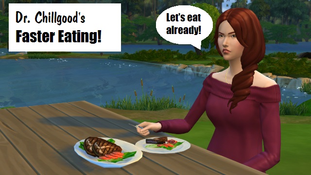 Sims 4 Faster Eating by DrChillgood at Mod The Sims
