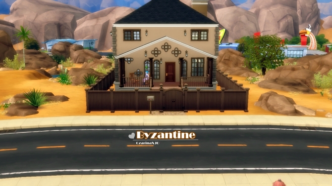 Sims 4 Byzantine house by Czarina27 at Mod The Sims